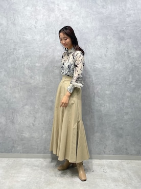 久保田さん(レディース・162cm)の夏コーディネート