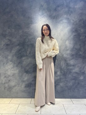 久保田さん（レディース・162cm）の秋コーディネート