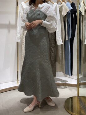 久保田さん(レディース・162cm)の春コーディネート