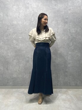 久保田さん（レディース・162cm）の秋コーディネート