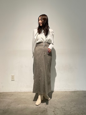 久保田さん(レディース・162cm)の夏コーディネート