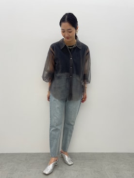 久保田さん(レディース・162cm)の夏コーディネート