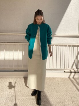 久保田さん(レディース・162cm)の冬コーディネート