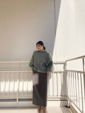 久保田さん（レディース・162cm）の秋コーディネート