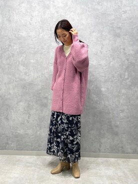 久保田さん(レディース・162cm)の秋コーディネート