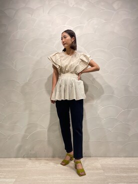 久保田さん（レディース・162cm）の春コーディネート