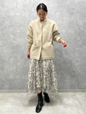 久保田さん（レディース・162cm）の冬コーディネート