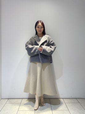 久保田さん(レディース・162cm)の秋コーディネート