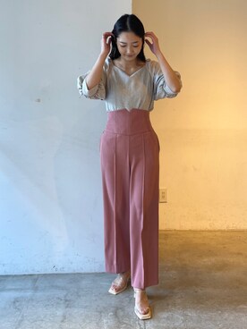 久保田さん（レディース・162cm）の冬コーディネート