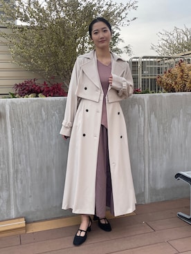 久保田さん（レディース・162cm）の冬コーディネート