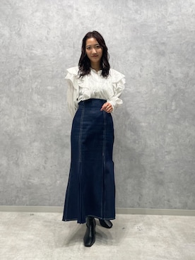 久保田さん（レディース・162cm）の秋コーディネート