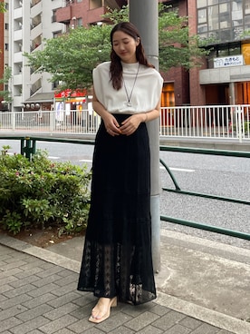 久保田さん（レディース・162cm）の春コーディネート