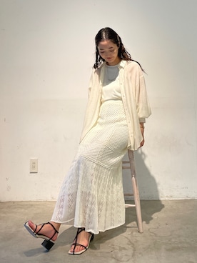 久保田さん（レディース・162cm）の春コーディネート