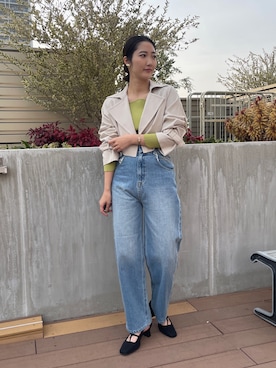 久保田さん（レディース・162cm）の冬コーディネート