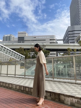 久保田さん（レディース・162cm）の春コーディネート