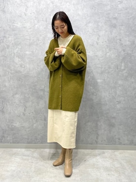 久保田さん(レディース・162cm)の秋コーディネート