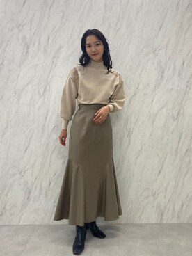 久保田さん（レディース・162cm）の秋コーディネート