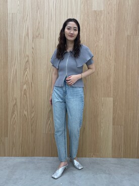 久保田さん（レディース・162cm）の春コーディネート