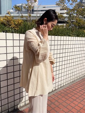 久保田さん（レディース・162cm）の春コーディネート