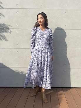 久保田さん(レディース・162cm)の冬コーディネート