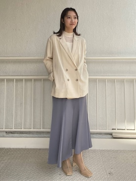 久保田さん（レディース・162cm）の春コーディネート