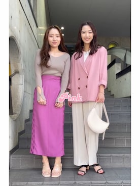 久保田さん（レディース・162cm）の冬コーディネート