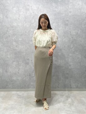 久保田さん（レディース・162cm）の夏コーディネート