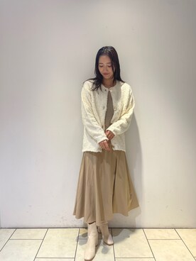 久保田さん（レディース・162cm）の秋コーディネート