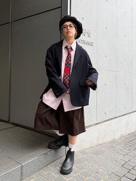 「BEAMS BOY（ビームスボーイ）のアイテム」を使った、Heg.さん（レディース・159cm）の秋コーディネート