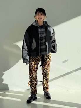 「BEAMS（ビームス）のアイテム」を使った、Heg.さん（レディース・159cm）の冬コーディネート