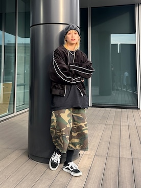 「アイテム（ブルゾン）」を使った、Heg.さん（レディース・159cm）の秋コーディネート