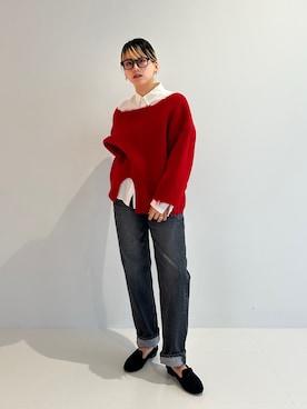 「アイテム（ドレスシューズ）」を使った、Heg.さん（レディース・159cm）の秋コーディネート