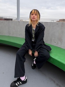 「BEAMS BOY（ビームスボーイ）のアイテム（トップス）」を使った、Heg.さん（レディース・159cm）の春コーディネート