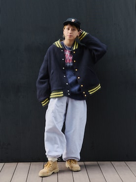 「BEAMS（ビームス）のアイテム」を使った、Heg.さん（レディース・159cm）の秋コーディネート