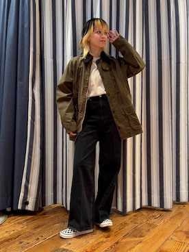 「upperhights（アッパーハイツ）のアイテム」を使った、Heg.さん（レディース・159cm）の春コーディネート