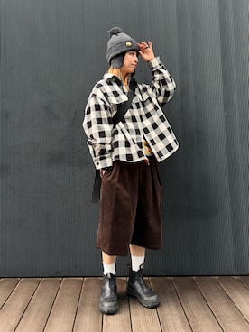 「BEAMS BOY（ビームスボーイ）のアイテム」を使った、Heg.さん（レディース・159cm）の秋コーディネート