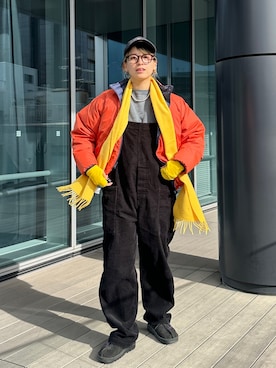 「アイテム（ダウンジャケット/コート）」を使った、Heg.さん（レディース・159cm）の秋コーディネート