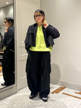 「アイテム（ブルゾン）」を使った、Heg.さん（レディース・159cm）の秋コーディネート