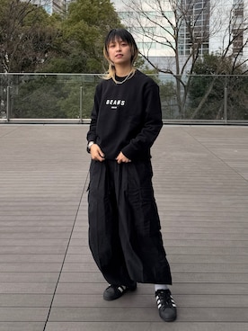「BEAMS（ビームス）のアイテム」を使った、Heg.さん（レディース・159cm）の冬コーディネート