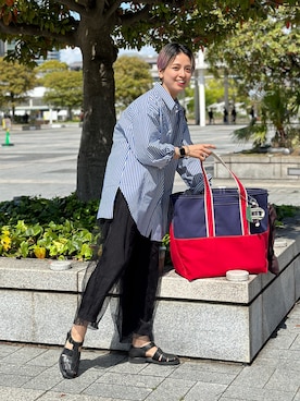 「BEAMS BOY（ビームスボーイ）のアイテム（財布/小物）」を使った、Heg.さん（レディース・159cm）の春コーディネート