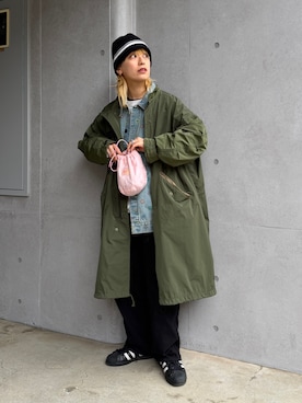 「BEAMS BOY（ビームスボーイ）のアイテム（ジャケット/アウター）」を使った、Heg.さん（レディース・159cm）の春コーディネート