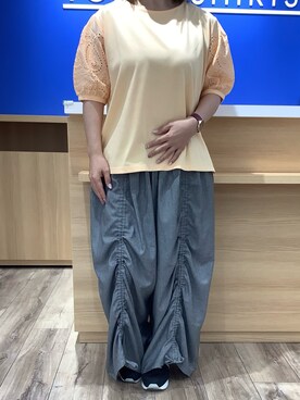 BRICK HOUSE シャツ工房 さっぽろ地下街ポールタウン店さん(レディース・155cm)の夏コーディネート