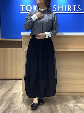 BRICK HOUSE シャツ工房 さっぽろ地下街ポールタウン店さん（レディース・155cm）の秋コーディネート