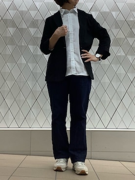 「TOKYO SHIRTS（トウキョウシャツ）のアイテム（シャツ/ブラウス）」を使った、BRICK HOUSE シャツ工房 さっぽろ地下街ポールタウン店さん（レディース・153cm）の春コーディネート