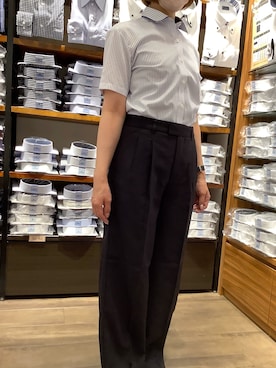 BRICK HOUSE シャツ工房 さっぽろ地下街ポールタウン店さん（レディース・153cm）の夏コーディネート