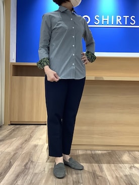 BRICK HOUSE シャツ工房 さっぽろ地下街ポールタウン店さん（レディース・153cm）の冬コーディネート