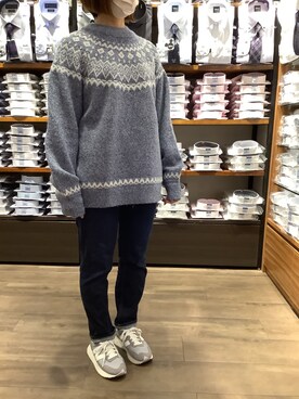 BRICK HOUSE シャツ工房 さっぽろ地下街ポールタウン店さん(レディース・153cm)の冬コーディネート