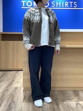 BRICK HOUSE シャツ工房 さっぽろ地下街ポールタウン店さんのコーディネート