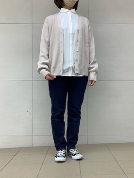 BRICK HOUSE シャツ工房 さっぽろ地下街ポールタウン店さん（レディース・153cm）の春コーディネート