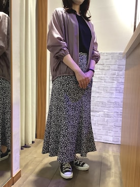 「BRICK HOUSE by TOKYO SHIRT」｜「アイテム（ブルゾン）」を使った、BRICK HOUSE シャツ工房 さっぽろ地下街ポールタウン店さん（レディース・156cm）の夏コーディネート